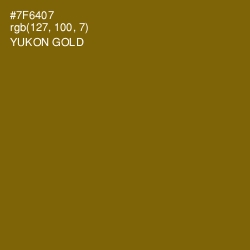#7F6407 - Yukon Gold Color Image